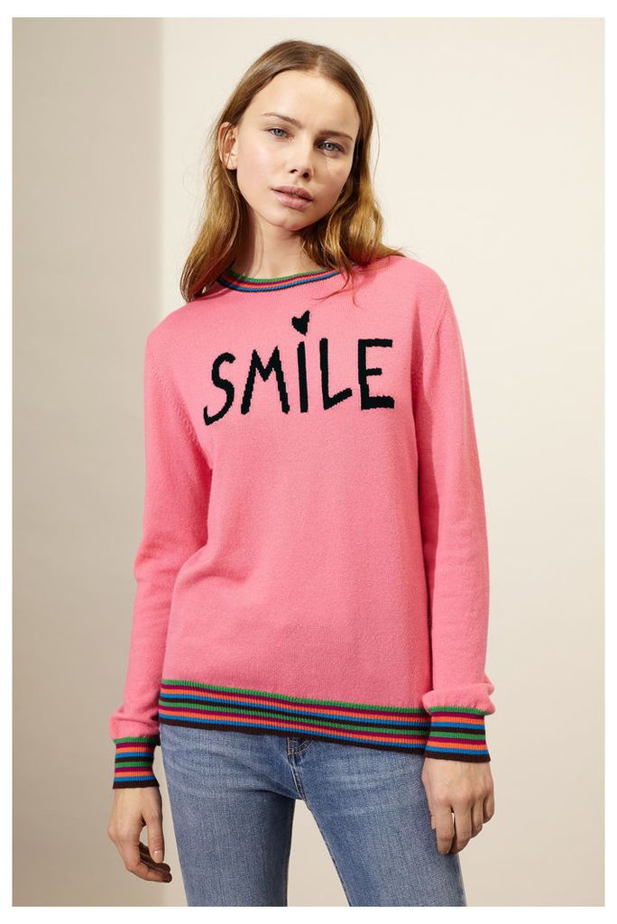 Pink Smile Cashmere Sweater