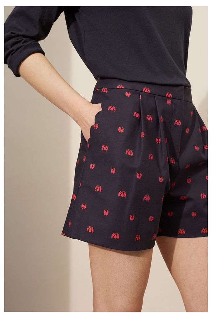 Navy Ladybird Shorts