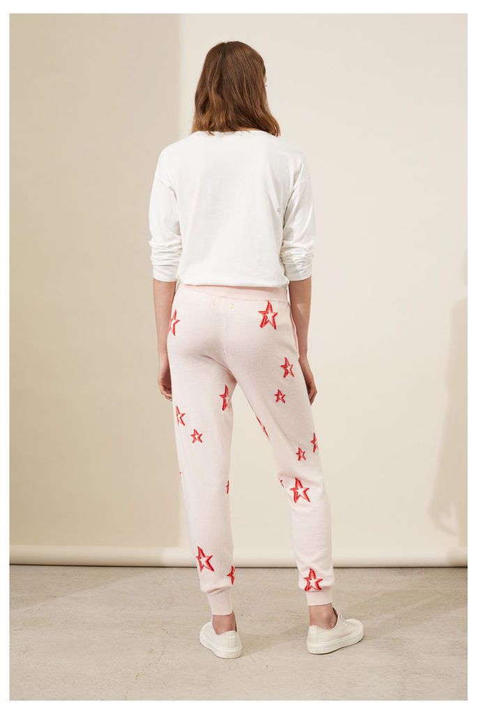NEW Blush 3D Star Cashmere Track Pants