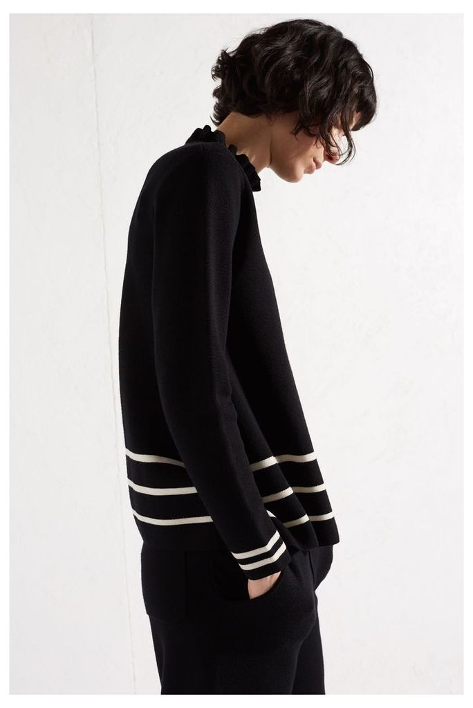 Black A-Line Milano Knit Sweater