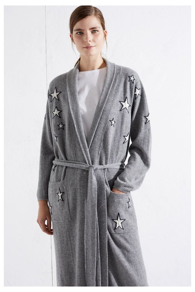 NEW Grey Star Cashmere Dressing Gown