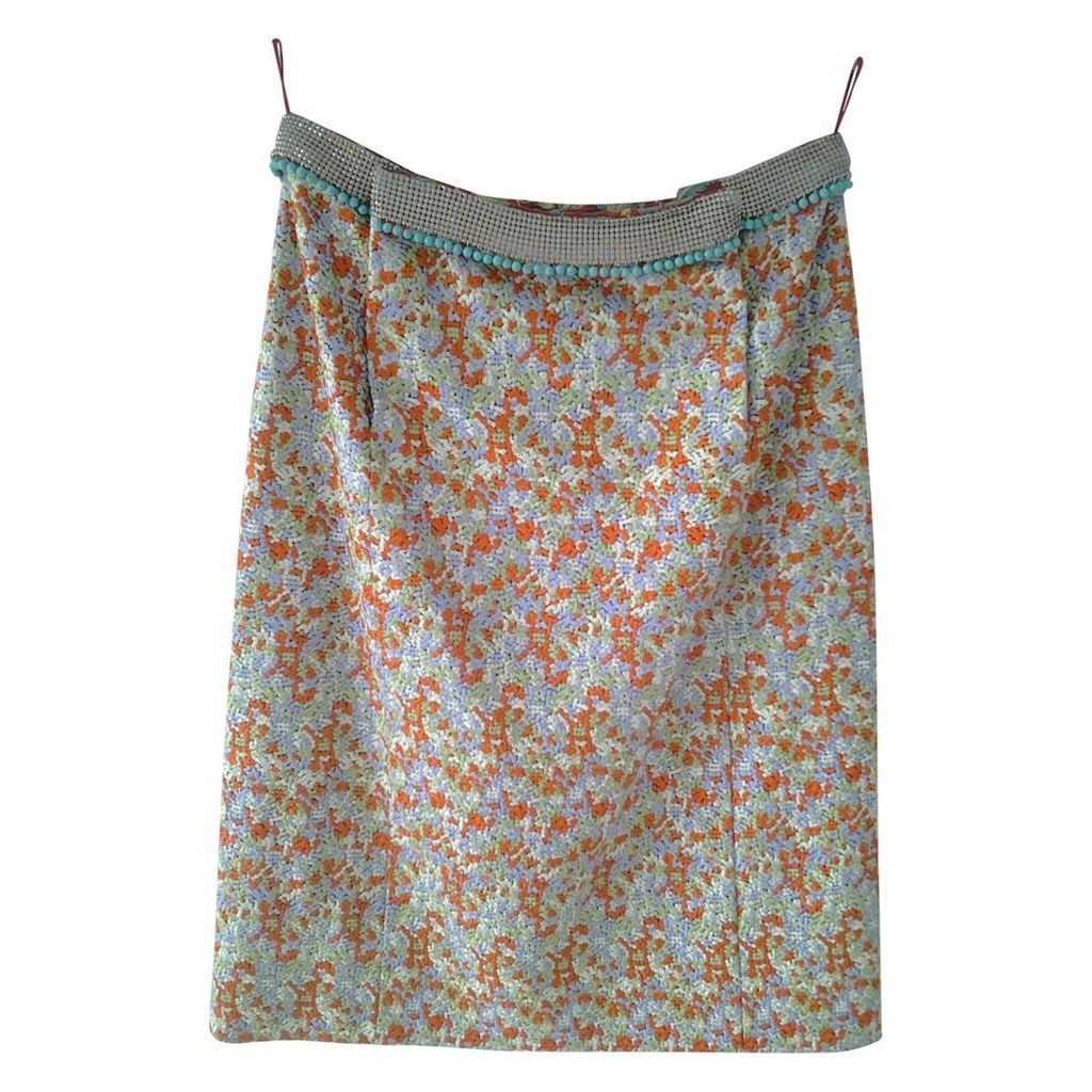 Multicolour Viscose Skirt