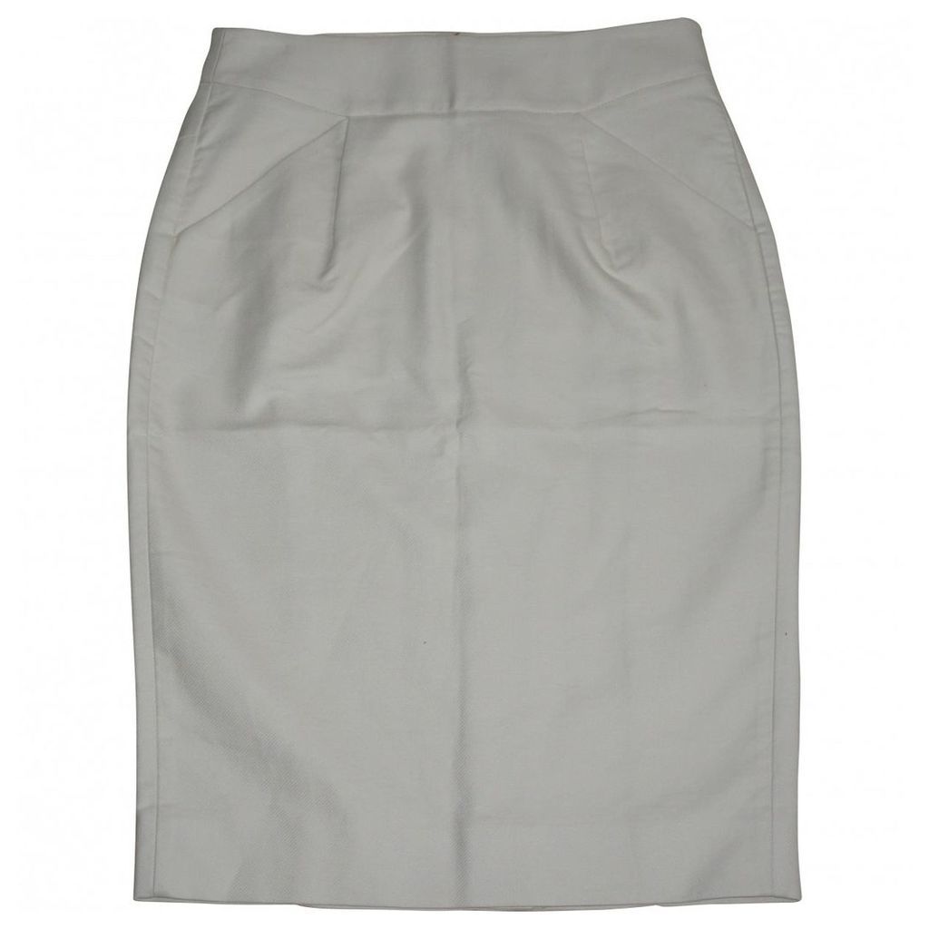 Ecru Cotton Skirt