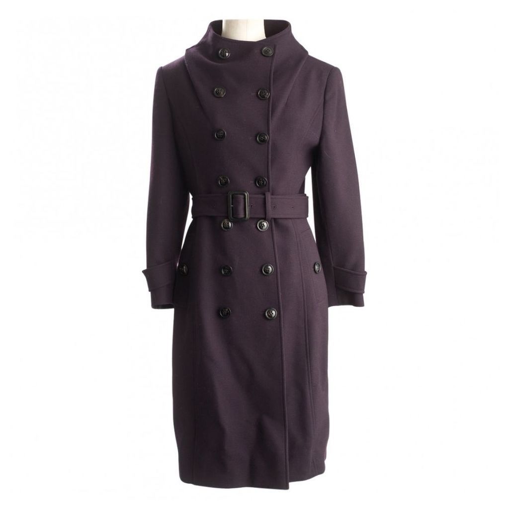 Purple Wool Coat