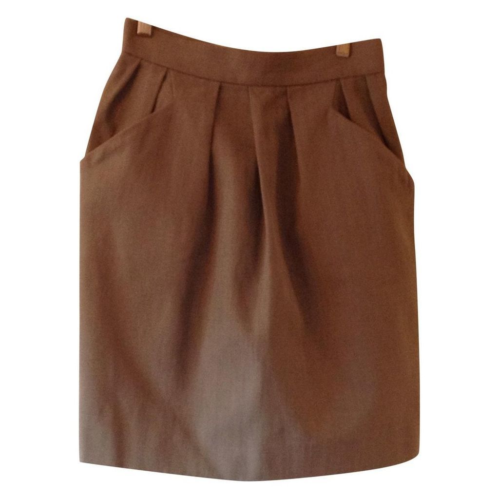 Khaki Cotton Skirt