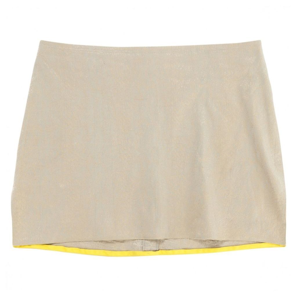 Gold Cotton Skirt