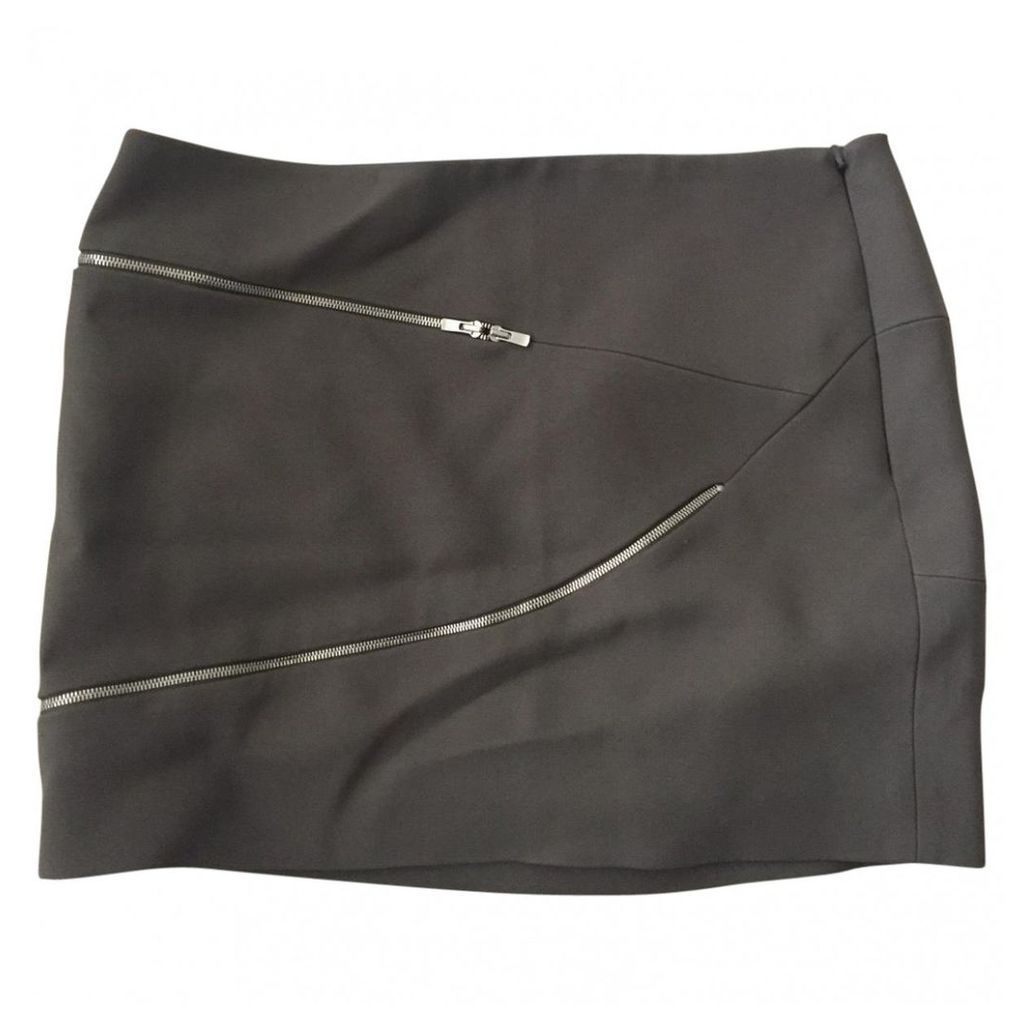 Grey Viscose Skirt