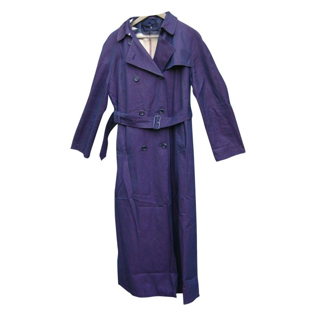 Purple Cotton Trench coat