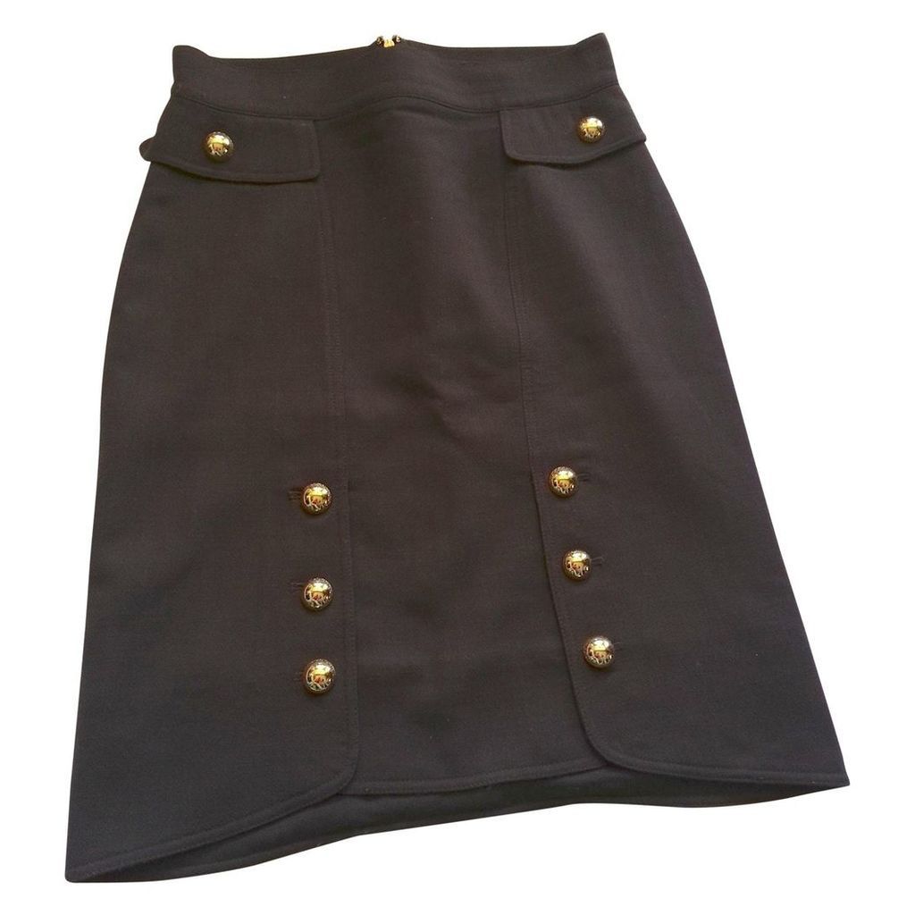 Brown Wool Skirt