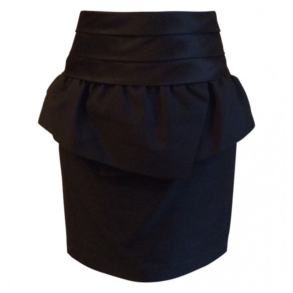 Black cocktail skirt