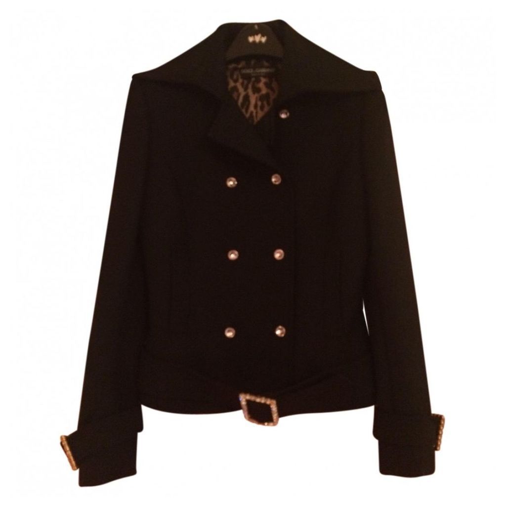 Black coat/jacket with Swarovski crystals