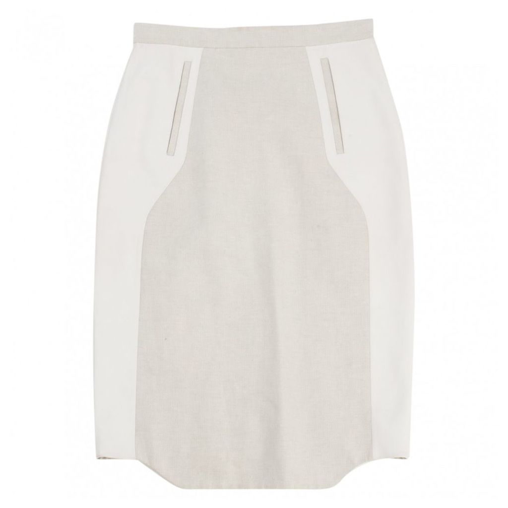 Ecru Linen Skirt