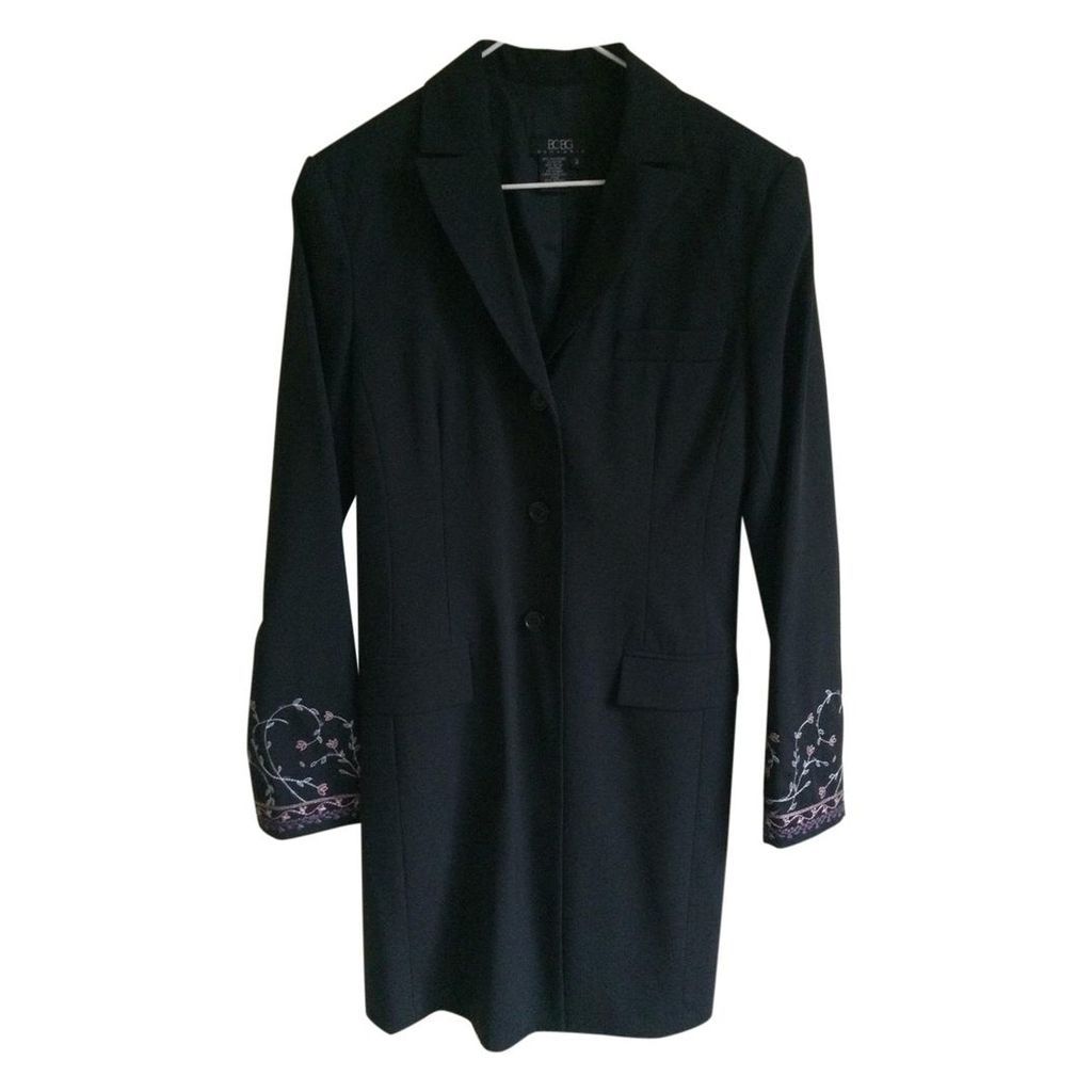 Black overcoat