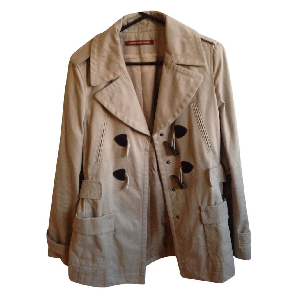 Beige Cotton Trench coat