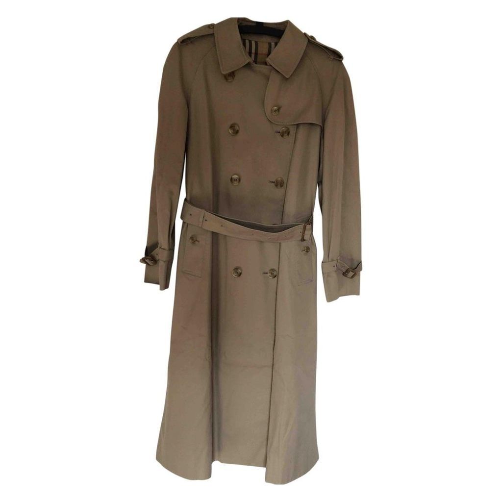 Beige Cotton Trench coat