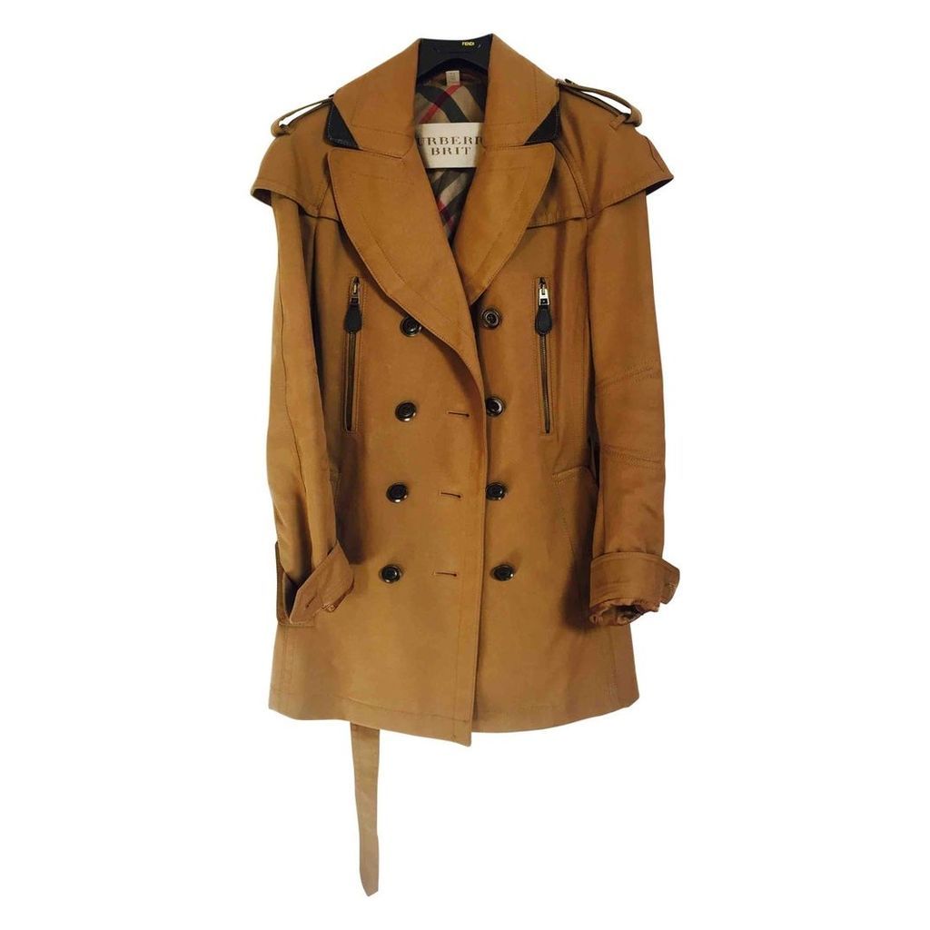 Camel Cotton Trench coat