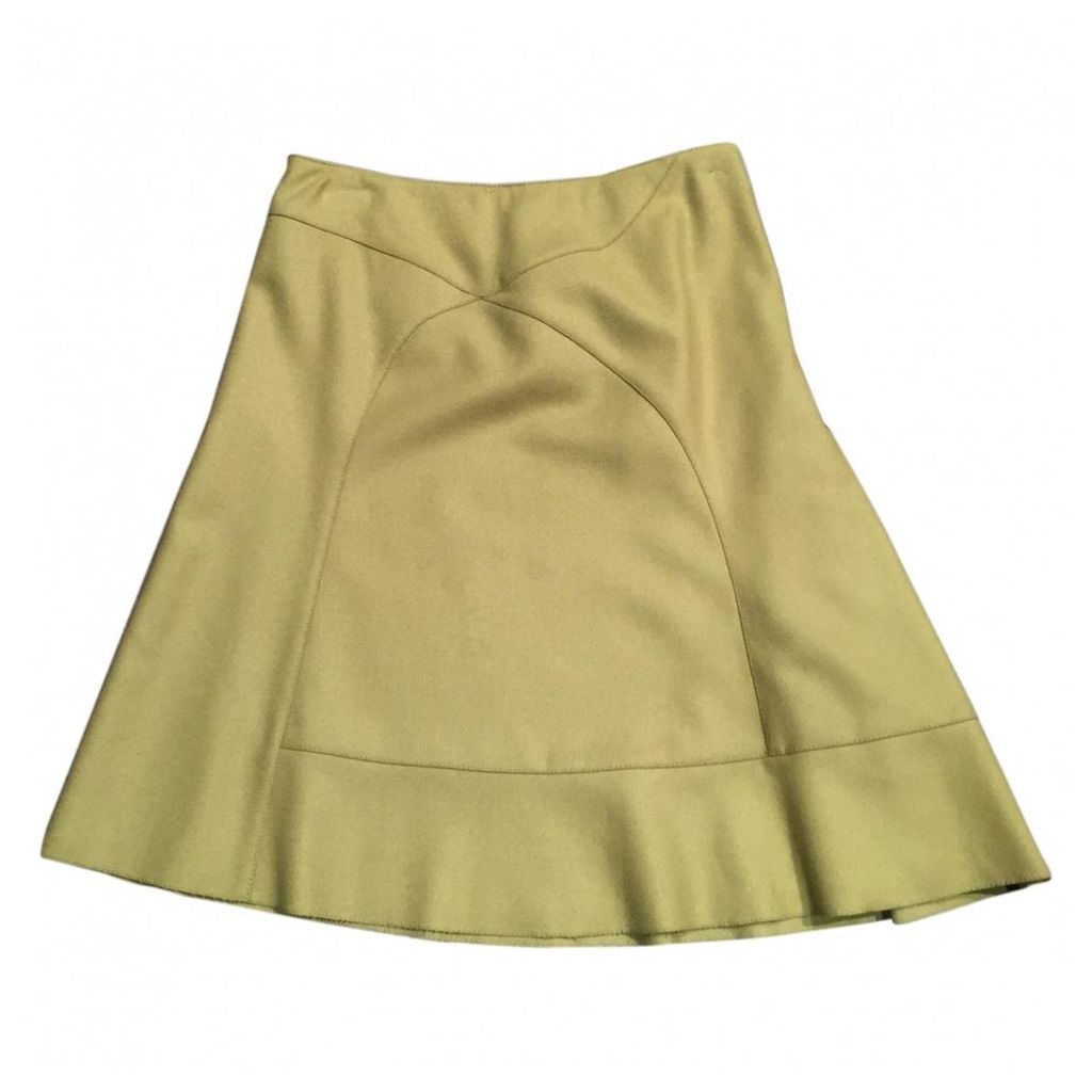 Mid-length skirt, in wool