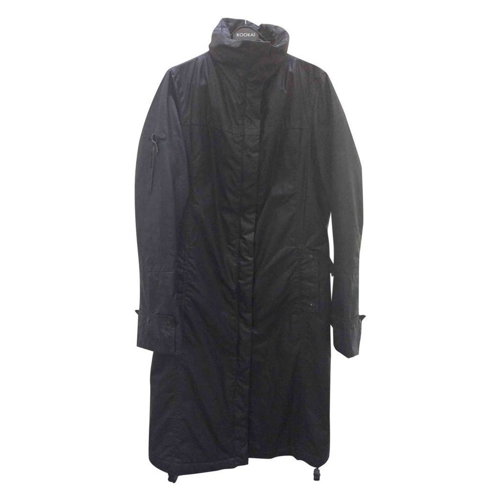 Black Polyester Coat