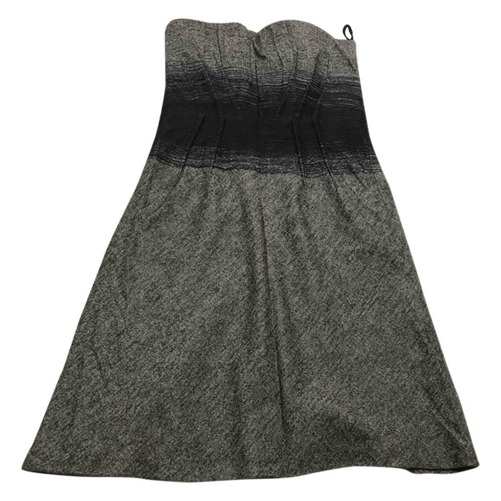 Wool mid-length dress