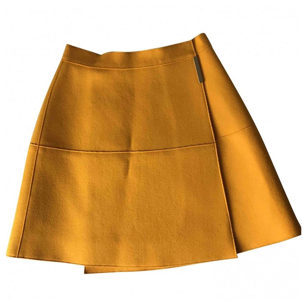 Yellow Wool Skirt
