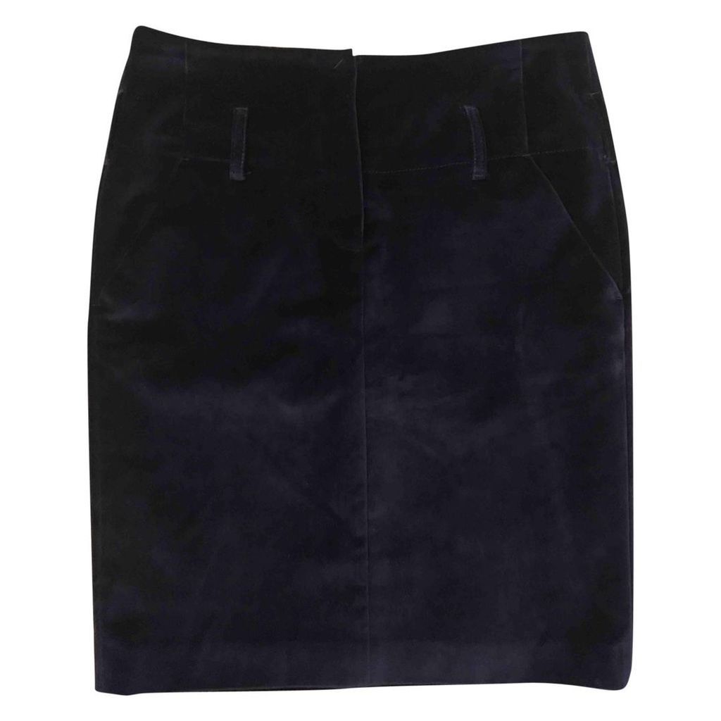 Velvet skirt suit