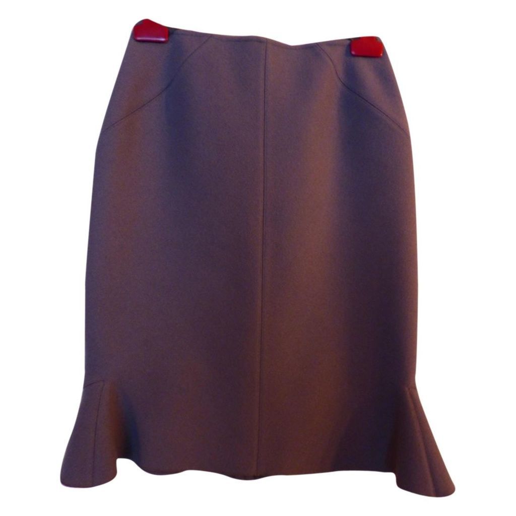 Wool skirt suit