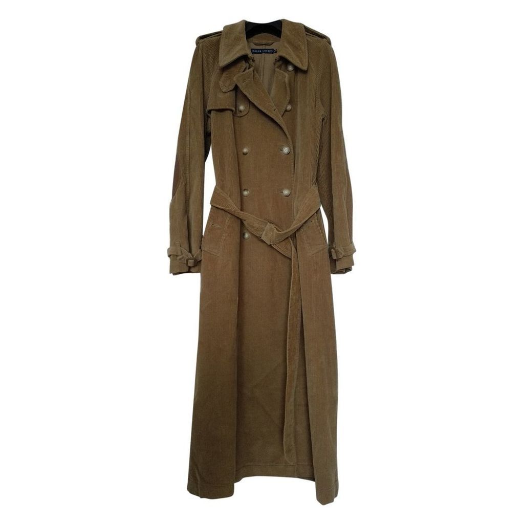Velvet trench coat