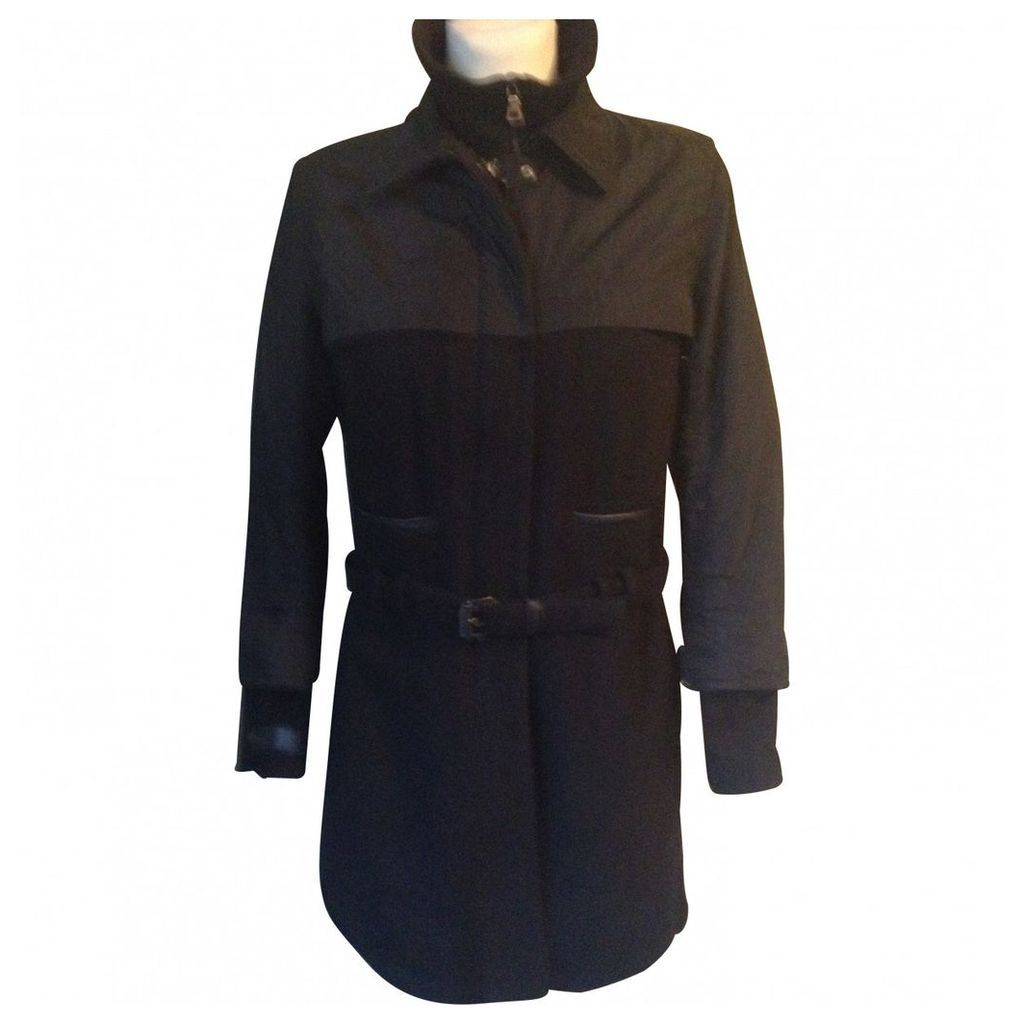 Black Polyester Coat