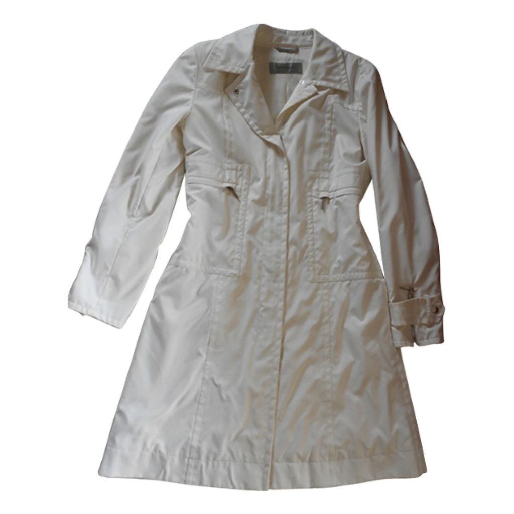 White Polyester Coat