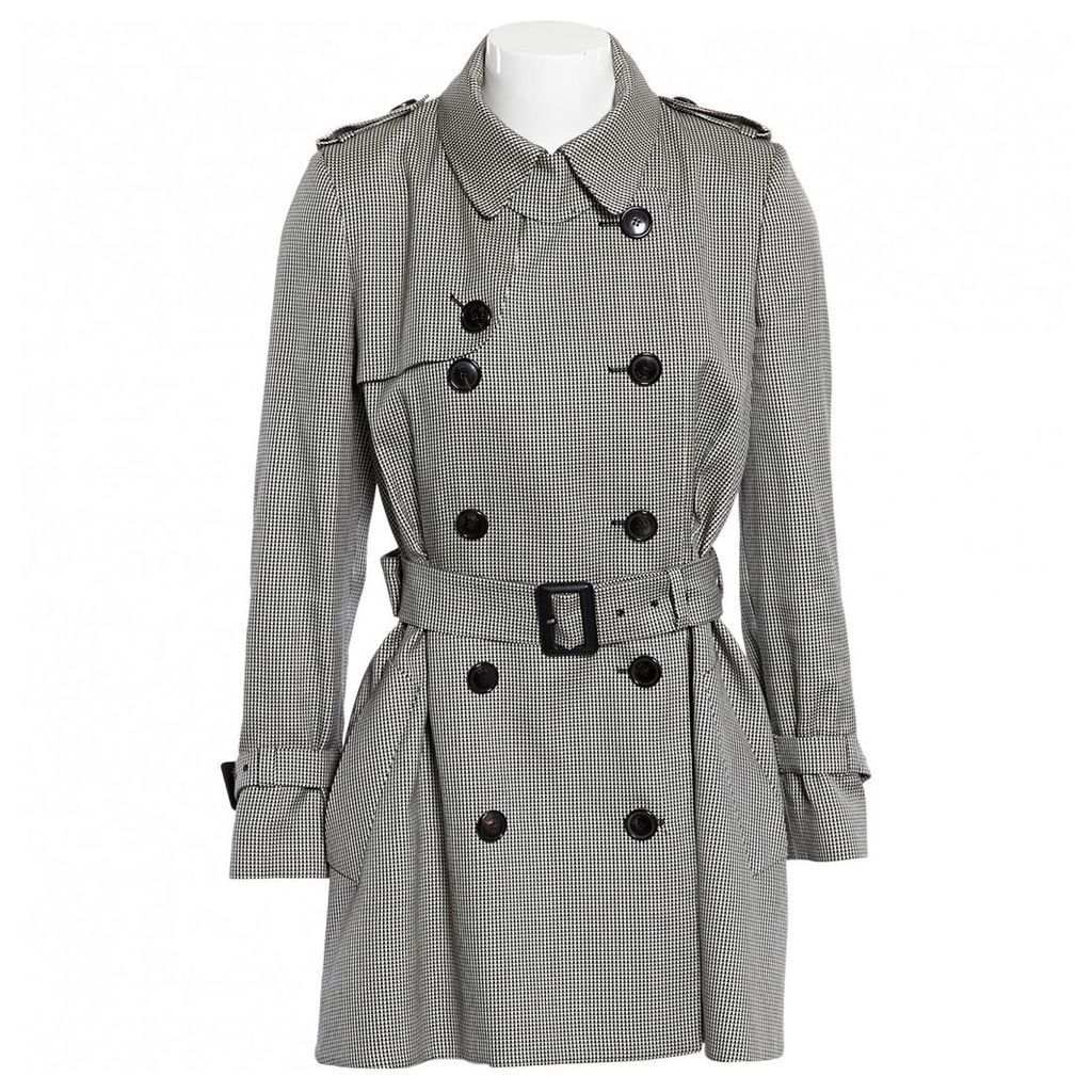 Silk trench coat