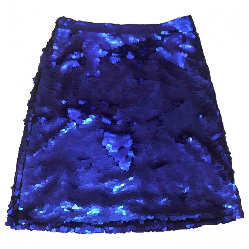 Glitter mid-length skirt
