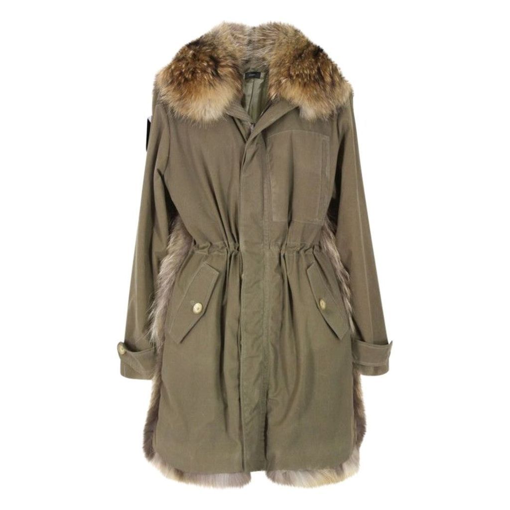 Khaki Fur Coat