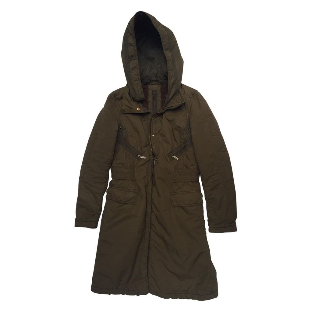 Brown Polyester Coat