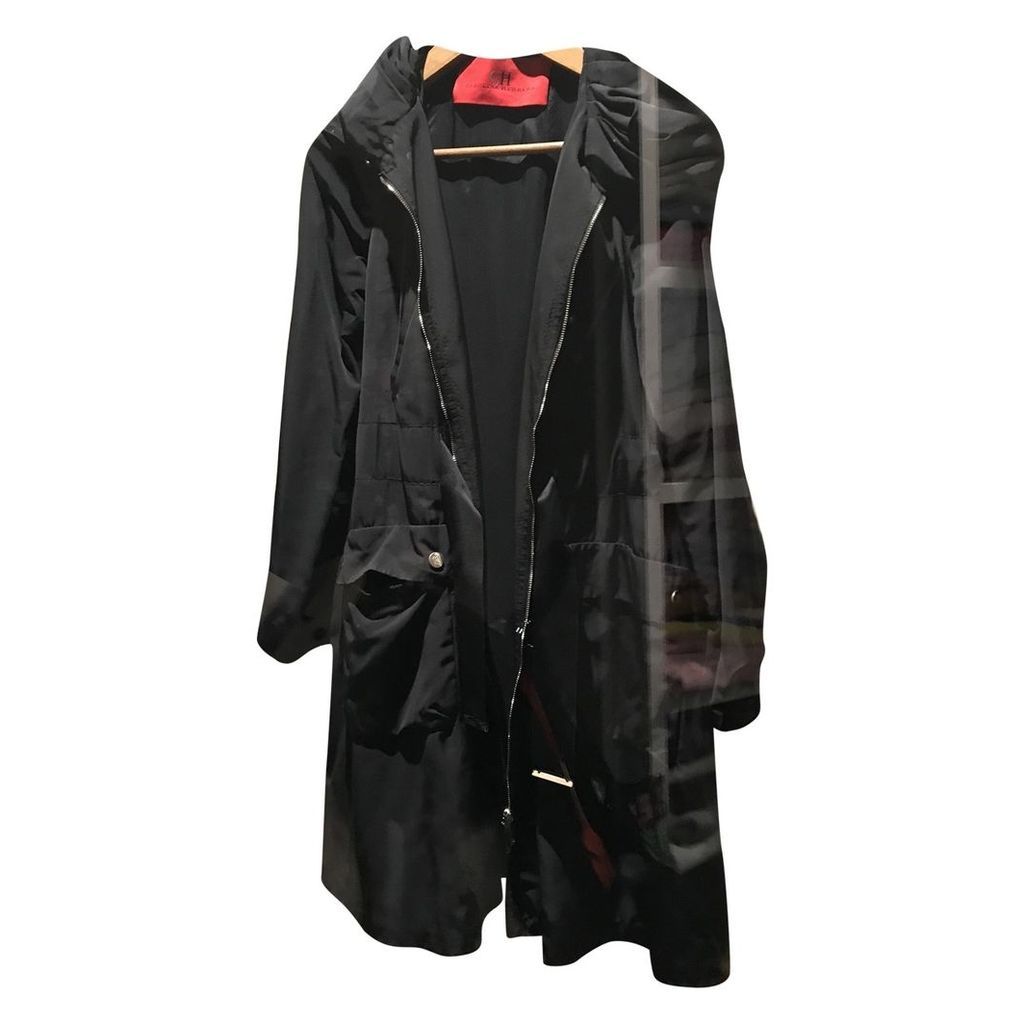Silk trench coat