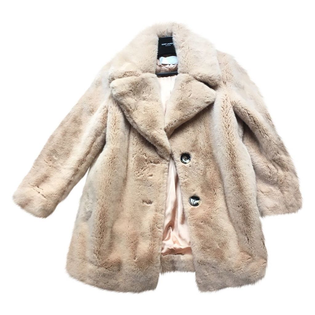 Faux fur coat