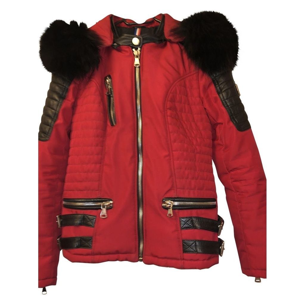 Red Synthetic Coat