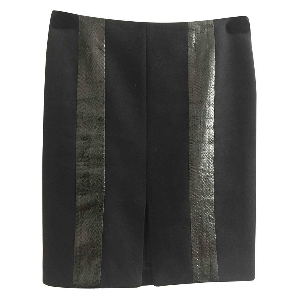 Exotic leathers skirt