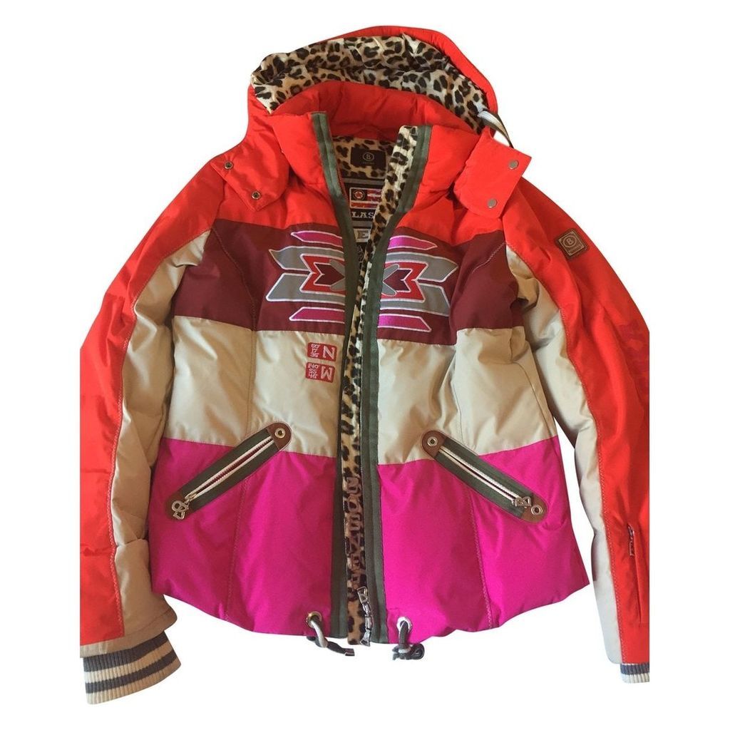 Pink Polyester Coat