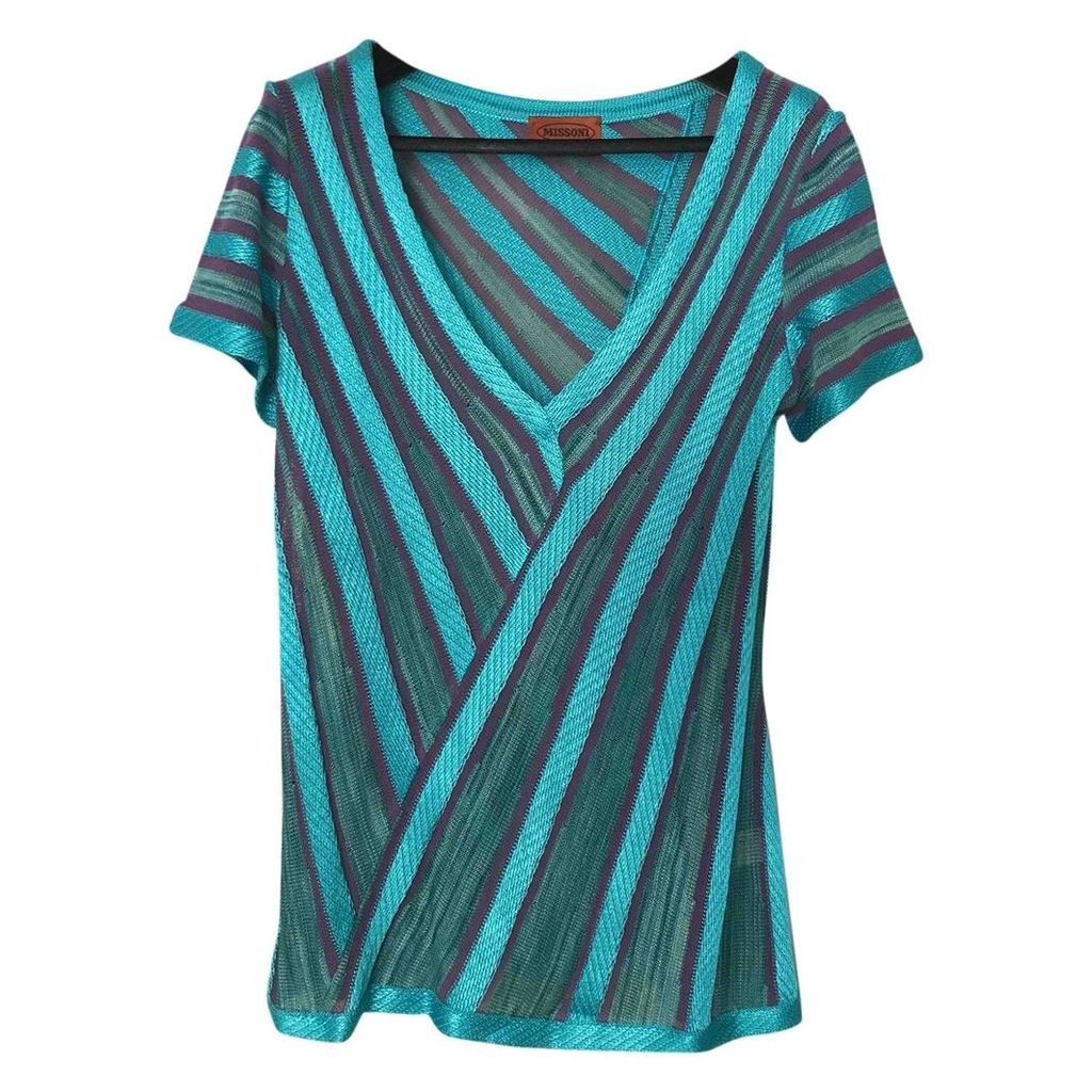 Turquoise Viscose Top