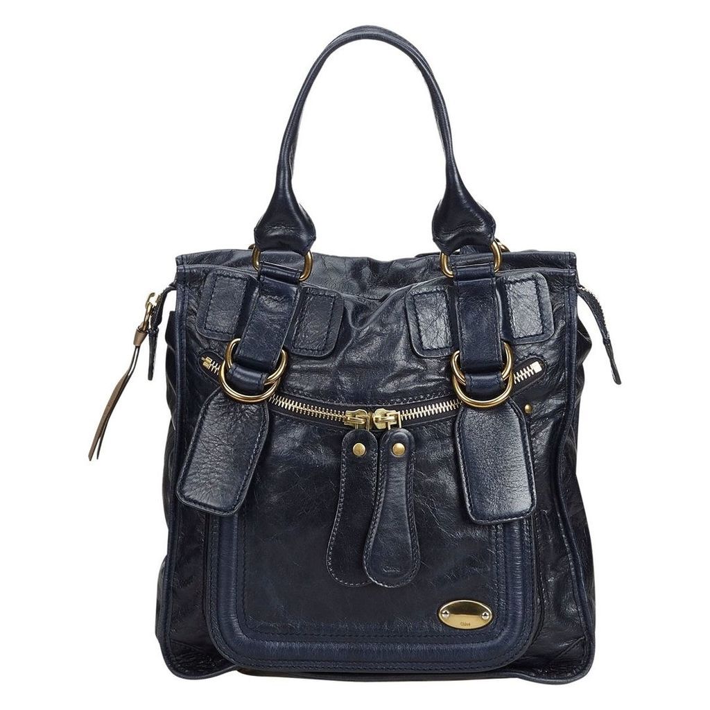Bay leather handbag