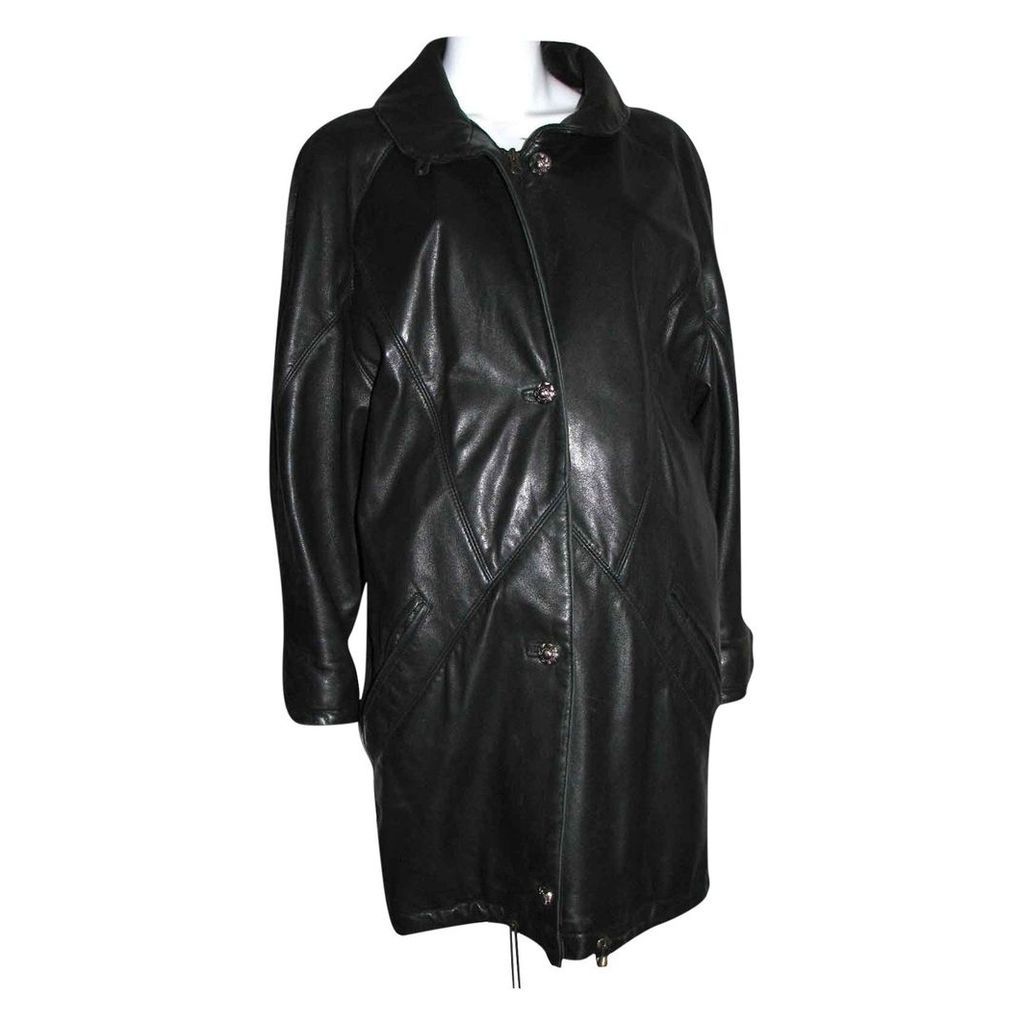 Leather coat