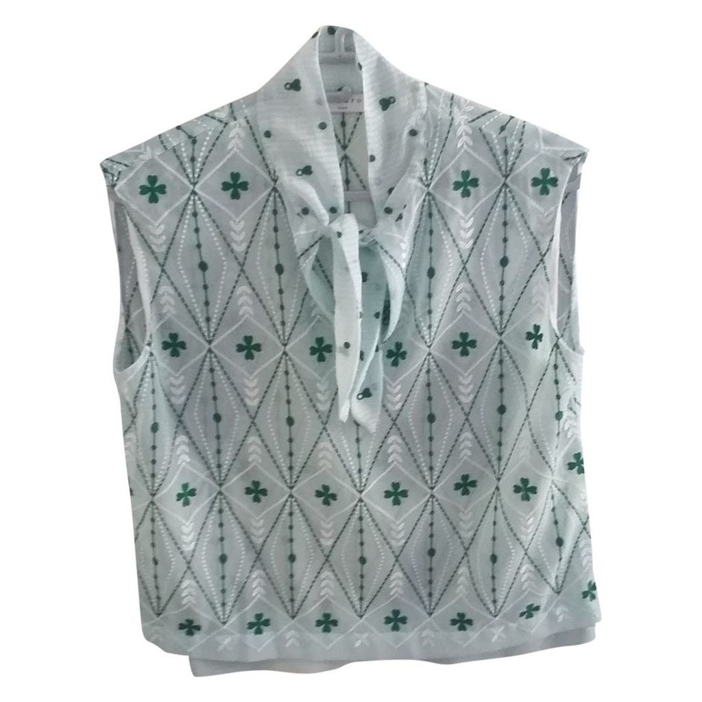 Green Polyester Top