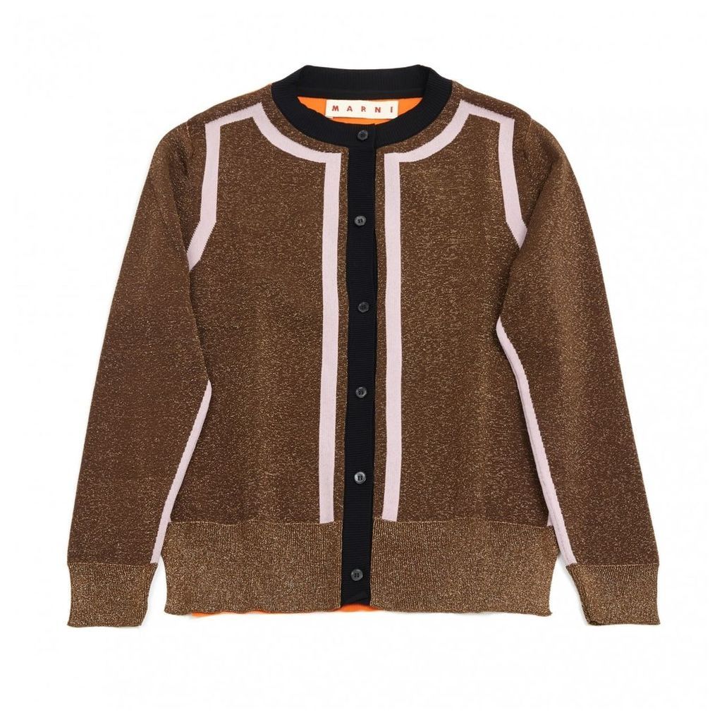Brown Synthetic Knitwear