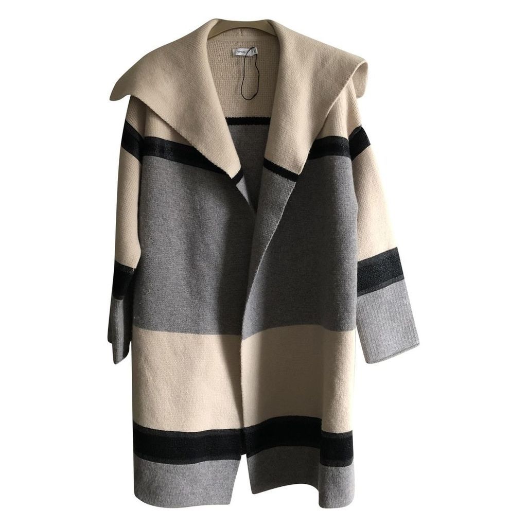 Wool cardi coat