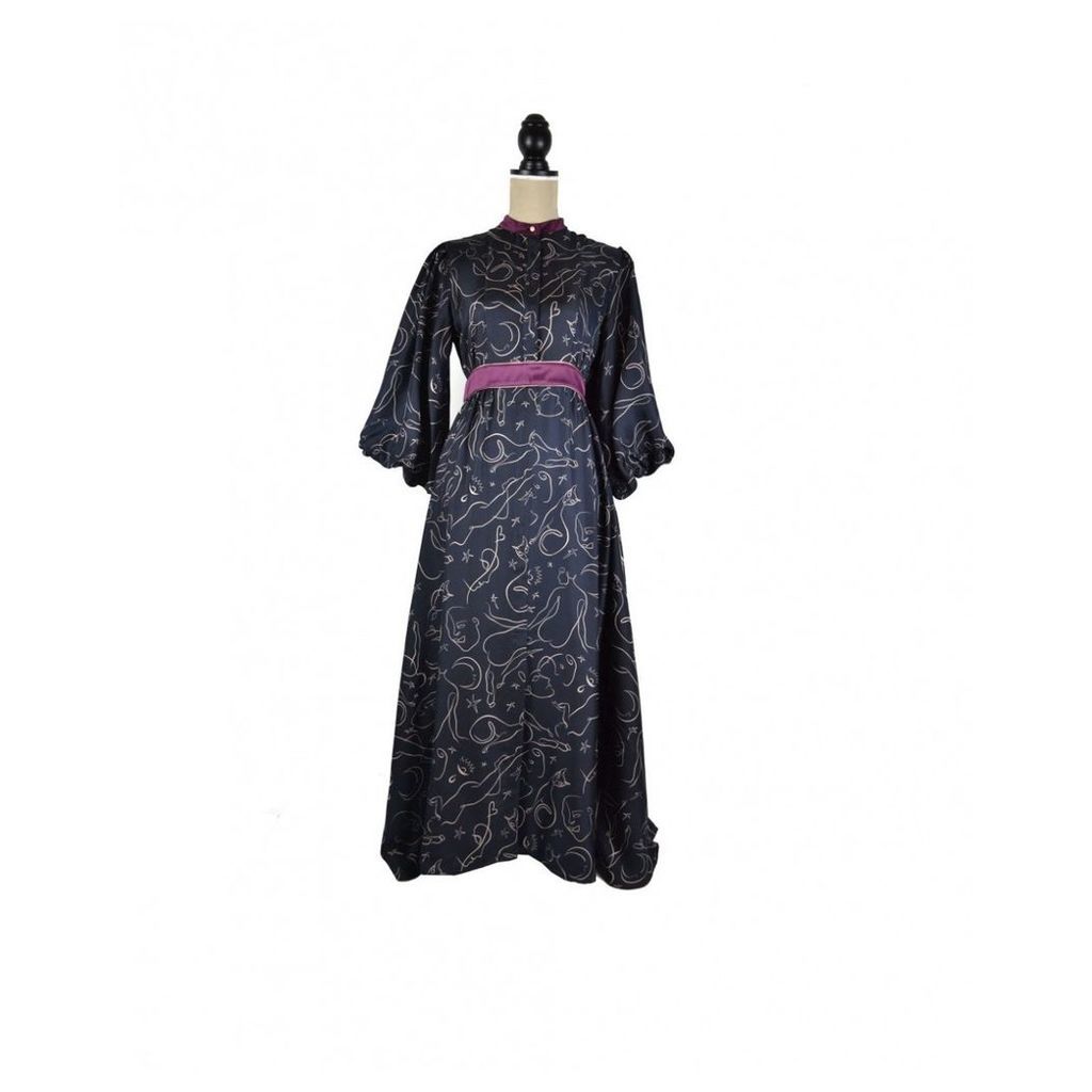 Silk maxi dress