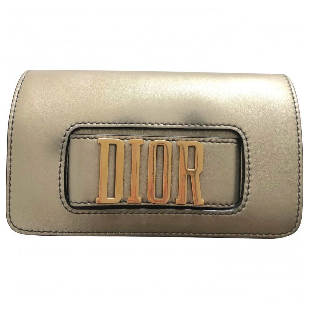 Dio(r)evolution leather clutch bag