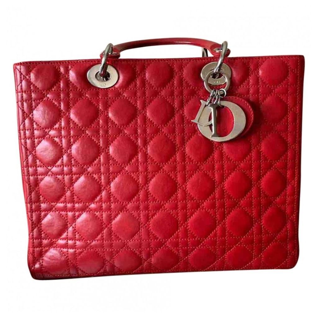 Lady Dior leather crossbody bag