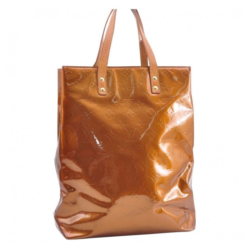 Patent leather handbag