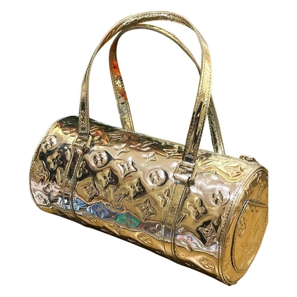Papillon patent leather handbag