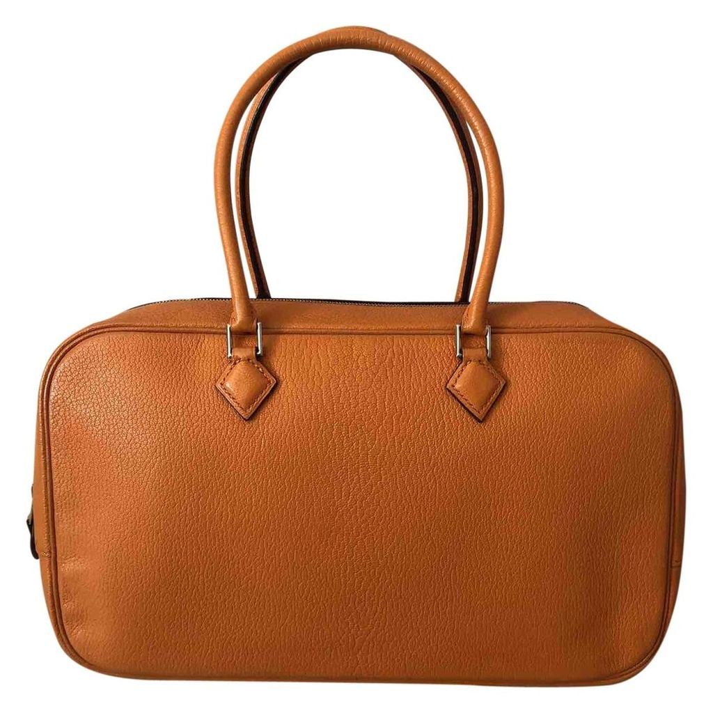 Plume leather handbag